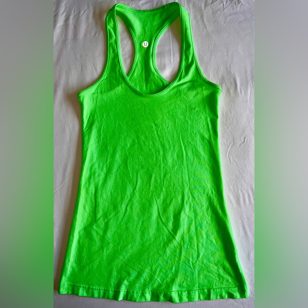 Lululemon Full Length Cool Racerback Pistacho